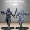 Описание картинки GrimGuard Steel Sisters от PocketSized Prints по цене 1 500руб | Свободный Рынок Миниатюр - СРМ - изображение - №6