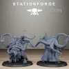 Описание картинки Corrupted Guard Possessed Demon от PocketSized Prints по цене 1 800руб | Свободный Рынок Миниатюр - СРМ - изображение - №9