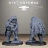 Описание картинки GrimGuard Jungle Fighter Snipers от PocketSized Prints по цене 1 500руб | Свободный Рынок Миниатюр - СРМ - изображение - №8