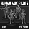 Описание картинки Human Auxiliary Pilots от Manufactorum76 по цене 640руб | Свободный Рынок Миниатюр - СРМ - изображение - №2