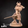 Описание картинки Human Deathbringer Fighter от PocketSized Prints по цене 200руб | Свободный Рынок Миниатюр - СРМ - изображение - №3