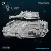Описание картинки Battle Tank Multipart Set от PocketSized Prints по цене 4 000руб | Свободный Рынок Миниатюр - СРМ - изображение - №2