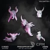 Описание картинки Chaos Excess – Succubus Unit Set от PocketSized Prints по цене 850руб | Свободный Рынок Миниатюр - СРМ - изображение - №3