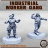 Описание картинки Industrial Worker Gang от PocketSized Prints по цене 1 400руб | Свободный Рынок Миниатюр - СРМ - изображение - №2