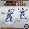 Описание картинки Industrial Worker Gang от PocketSized Prints по цене 1 400руб | Свободный Рынок Миниатюр - СРМ - изображение - №4