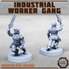 Описание картинки Industrial Worker Gang от PocketSized Prints по цене 1 400руб | Свободный Рынок Миниатюр - СРМ - изображение - №5