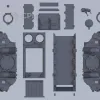 Описание картинки Набор миниатюр Warhammer 40000 Adeptus Astartes: Rhino / Космодесант: Рино от Лавка Приключенца по цене 1 449руб | Свободный Рынок Миниатюр - СРМ - изображение - №4