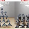Описание картинки Набор роботов (Переиздание) от Балконный принтер по цене 120руб | Свободный Рынок Миниатюр - СРМ - изображение - №2