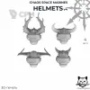 Описание картинки Chaos Space Marines Helmets v4 от  по цене 80руб | Свободный Рынок Миниатюр - СРМ - изображение - №3