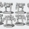 Описание картинки Arctic Fox Omnimech от White Blackjack по цене 399руб | Свободный Рынок Миниатюр - СРМ - изображение - №2