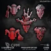 Описание картинки Chaos Wrath - Bestiarii Multipart Squad от PocketSized Prints по цене 850руб | Свободный Рынок Миниатюр - СРМ - изображение - №2