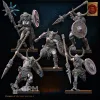 Описание картинки Barbarian regiment with spears/axes от PocketSized Prints по цене 1 700руб | Свободный Рынок Миниатюр - СРМ - изображение - №3