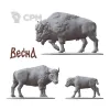 Описание картинки БИЗОНЫ 1 от ВЕСНА по цене 500руб | Свободный Рынок Миниатюр - СРМ - изображение - №2