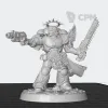 Описание картинки Blood Angels Captain от White Rhino по цене 399руб | Свободный Рынок Миниатюр - СРМ - изображение - №2