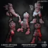 Описание картинки Chaos Wrath - Bestiarii Multipart Squad от PocketSized Prints по цене 850руб | Свободный Рынок Миниатюр - СРМ - изображение - №6