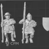 Описание картинки Bretonnia Men at Arms with Spears от White Rhino по цене 499руб | Свободный Рынок Миниатюр - СРМ - изображение - №2