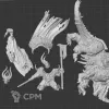 Описание картинки Chaos Lord on Karkadrak от White Rhino по цене 899руб | Свободный Рынок Миниатюр - СРМ - изображение - №2