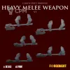Описание картинки Chaos Space Marines Heavy melee weapon set V1 от ForgeNight по цене 375руб | Свободный Рынок Миниатюр - СРМ - изображение - №2