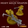 Описание картинки Chaos Space Marines Heavy melee weapon set V2 от ForgeNight по цене 375руб | Свободный Рынок Миниатюр - СРМ - изображение - №2