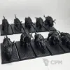 Описание картинки Chaos Warhounds, 10 моделей. Оригинал пластик в грунте от Shamkin по цене 3 750руб | Свободный Рынок Миниатюр - СРМ - изображение - №2