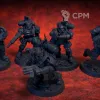 Описание картинки Миниатюры Warhammer 40K Space Wolves, набор 5 шт + подставки, собранные и грунтованные от 3DSprint по цене 888руб | Свободный Рынок Миниатюр - СРМ - изображение - №5