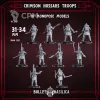Описание картинки Crimson Hussars troops Monopose от PocketSized Prints по цене 1 500руб | Свободный Рынок Миниатюр - СРМ - изображение - №5