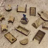 Описание картинки Сельский туалет, висельница и мебель от Rekonir по цене 800руб | Свободный Рынок Миниатюр - СРМ - изображение - №4