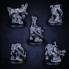 Описание картинки Набор миниатюр Орки Нобы, Nobz от Brother Ork по цене 2 315руб | Свободный Рынок Миниатюр - СРМ - изображение - №4