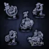 Описание картинки Набор миниатюр Орки Нобы, Nobz от Brother Ork по цене 2 315руб | Свободный Рынок Миниатюр - СРМ - изображение - №5