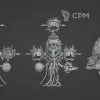 Описание картинки Foetid Bloat-Drone with heavy blight launcher от WastelandMiniatures по цене 770руб | Свободный Рынок Миниатюр - СРМ - изображение - №2