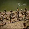Описание картинки 3 ограды из колючей проволоки ✠ TRENCH CRUSADE  ✠  1-я Мировая от Big Brain Terrain по цене 1 050руб | Свободный Рынок Миниатюр - СРМ - изображение - №4