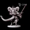 Описание картинки 40K Daemon Prince / Демон принц с мечом от 3D Print Workshop по цене 1 239руб | Свободный Рынок Миниатюр - СРМ - изображение - №6