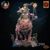 Описание картинки Gluttony Warriors Knight Hero on Rotten Beast от PocketSized Prints по цене 900руб | Свободный Рынок Миниатюр - СРМ - изображение - №2