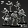 Описание картинки Cadian Shock Troops/Human Defence Force - Infantry OPR от Laboratory of Chaos по цене 350руб | Свободный Рынок Миниатюр - СРМ - изображение - №3