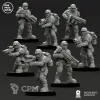 Описание картинки Cadian Shock Troops/Human Defence Force - Infantry OPR от Laboratory of Chaos по цене 350руб | Свободный Рынок Миниатюр - СРМ - изображение - №5