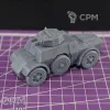 Описание картинки Бронеавтомобиль Autoblinda 40 / масштаб 1:56 / 28мм от DModels по цене 800руб | Свободный Рынок Миниатюр - СРМ - изображение - №2