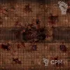Описание картинки Баттл мат «DOOM» 60x44| Поле для варгеймов | Батлмат от Marauder's Workshop по цене 2 300руб | Свободный Рынок Миниатюр - СРМ - изображение - №2