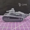 Описание картинки Французский легкий танк Renault FT-17 / масштаб 1:56 / 28mm от DModels по цене 700руб | Свободный Рынок Миниатюр - СРМ - изображение - №3