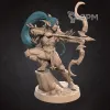 Описание картинки Лунная Эльфийка, Лучница (Moon Elf, Archer) от Gabrigame_Print по цене 330руб | Свободный Рынок Миниатюр - СРМ - изображение - №2
