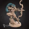 Описание картинки Лунная Эльфийка, Лучница (Moon Elf, Archer) от Gabrigame_Print по цене 330руб | Свободный Рынок Миниатюр - СРМ - изображение - №3