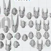 Описание картинки Dark Angels mk7 heads от Helnex workshop  по цене 20руб | Свободный Рынок Миниатюр - СРМ - изображение - №2