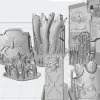 Описание картинки Death Company Dreadnought upgrade pack от Helnex workshop  по цене 600руб | Свободный Рынок Миниатюр - СРМ - изображение - №2