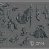 Описание картинки Chaos Lord In Terminator Armour/Sorcerer In Terminator Armour (скан) от Alexandrian workshop по цене 400руб | Свободный Рынок Миниатюр - СРМ - изображение - №5