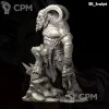Описание картинки Horned Marauder от Naggaroth Night по цене 1 800руб | Свободный Рынок Миниатюр - СРМ - изображение - №3