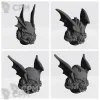 Описание картинки Night Lords Helmets v2 от Стальные Небеса по цене 330руб | Свободный Рынок Миниатюр - СРМ - изображение - №2
