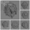 Описание картинки Night Lords Shoulder Pads от Стальные Небеса по цене 300руб | Свободный Рынок Миниатюр - СРМ - изображение - №2