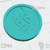 Описание картинки Pain Token Drukhari от rosa_3d по цене 142руб | Свободный Рынок Миниатюр - СРМ - изображение - №3