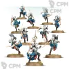 Описание картинки Набор миниатюр Warhammer Age of Sigmar Spearhead: Idoneth Deepkin Akhelian Tide Guard от Дауран по цене 12 000руб | Свободный Рынок Миниатюр - СРМ - изображение - №4