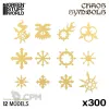 Описание картинки Green Stuff World Chaos Symbols x300 от Vault Boy по цене 1 698руб | Свободный Рынок Миниатюр - СРМ - изображение - №3