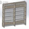 Описание картинки Полка для хранения моделий (Авто в М 1:43) от WoodForYou по цене 1 150руб | Свободный Рынок Миниатюр - СРМ - изображение - №2